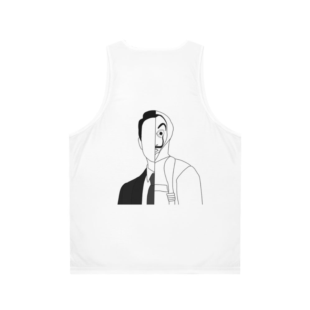 Berlin Money Heist Unisex Tank Top - Back