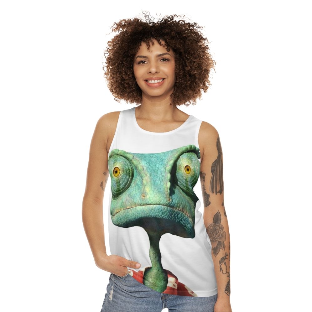 Rango Unisex Cartoon Movie Chameleon Tank Top - women