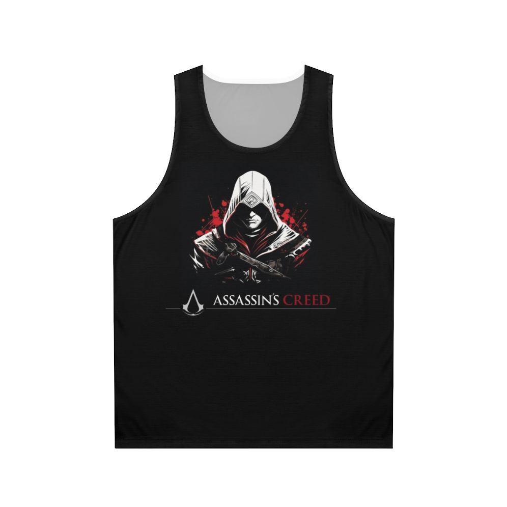 Assassin's Creed medieval warrior fan art unisex tank top