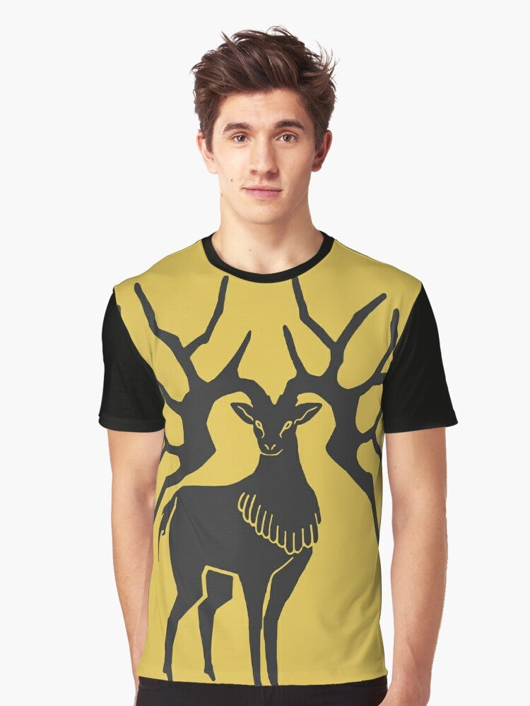 Fire Emblem Three Houses Golden Deer Emblem Graphic T-Shirt - Men