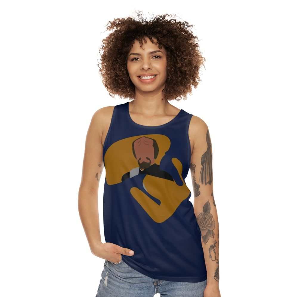 Unisex sci-fi warrior tank top - women