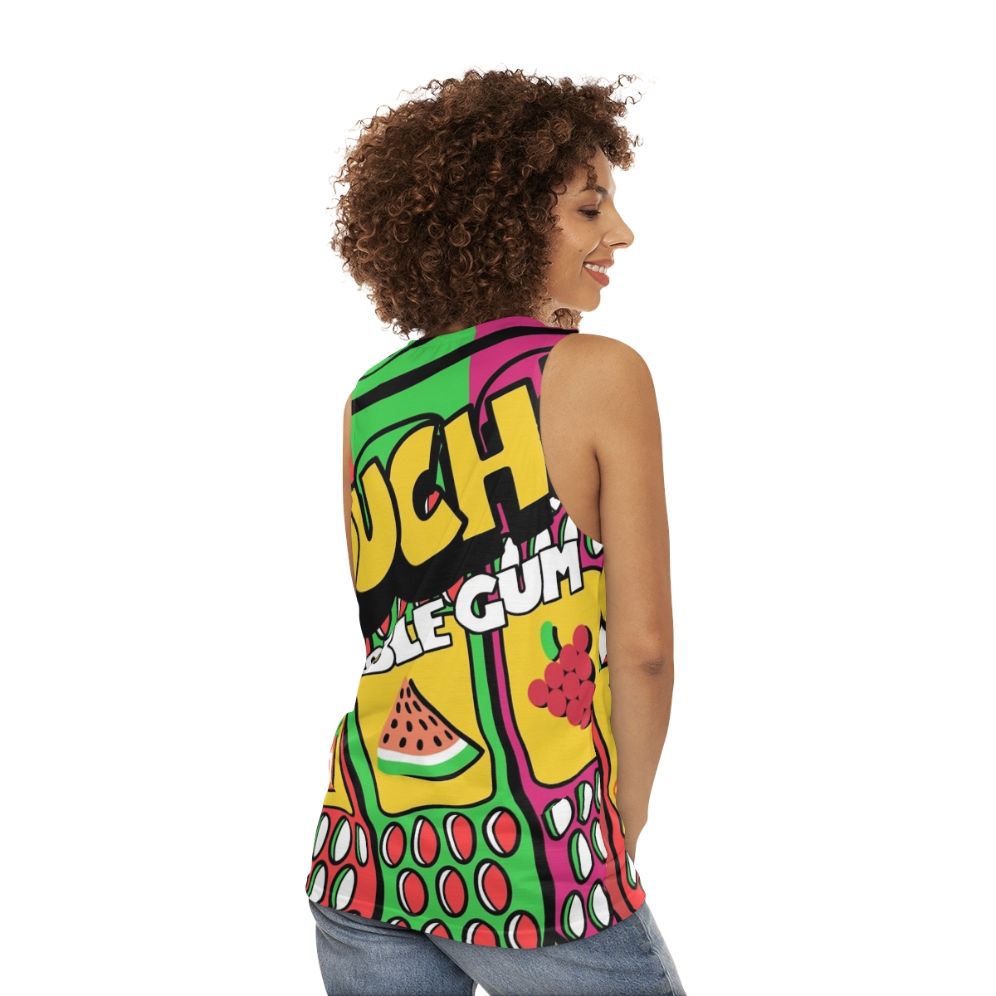 90s nostalgia bubblegum unisex tank top - women back