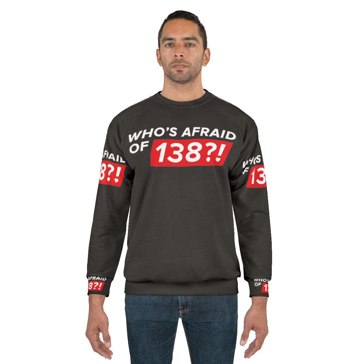 "Who's Afraid of 138" Trance Sweatshirt in White - men