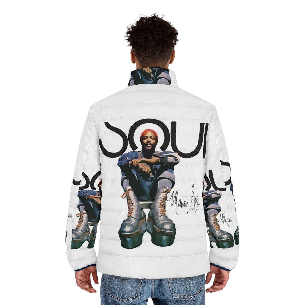 Marvin Gaye Soul Series Puffer Jacket - men back