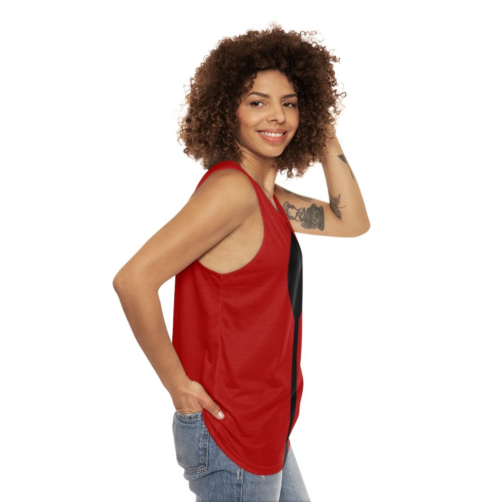 Superhero Shrinking and Growing Unisex Marvel Tank Top - women side