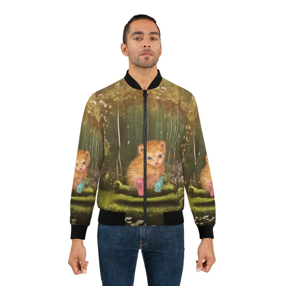 Tater Tot Bomber Jacket for Cats and Kittens - Lifestyle