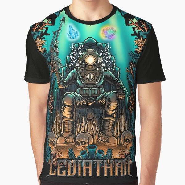 Leviathan zombie graphic t-shirt