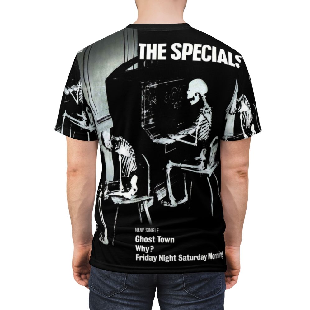 Ghost Special Town AOP T-Shirt with Ska, Reggae, and Punk Inspired Graphic Design - men back