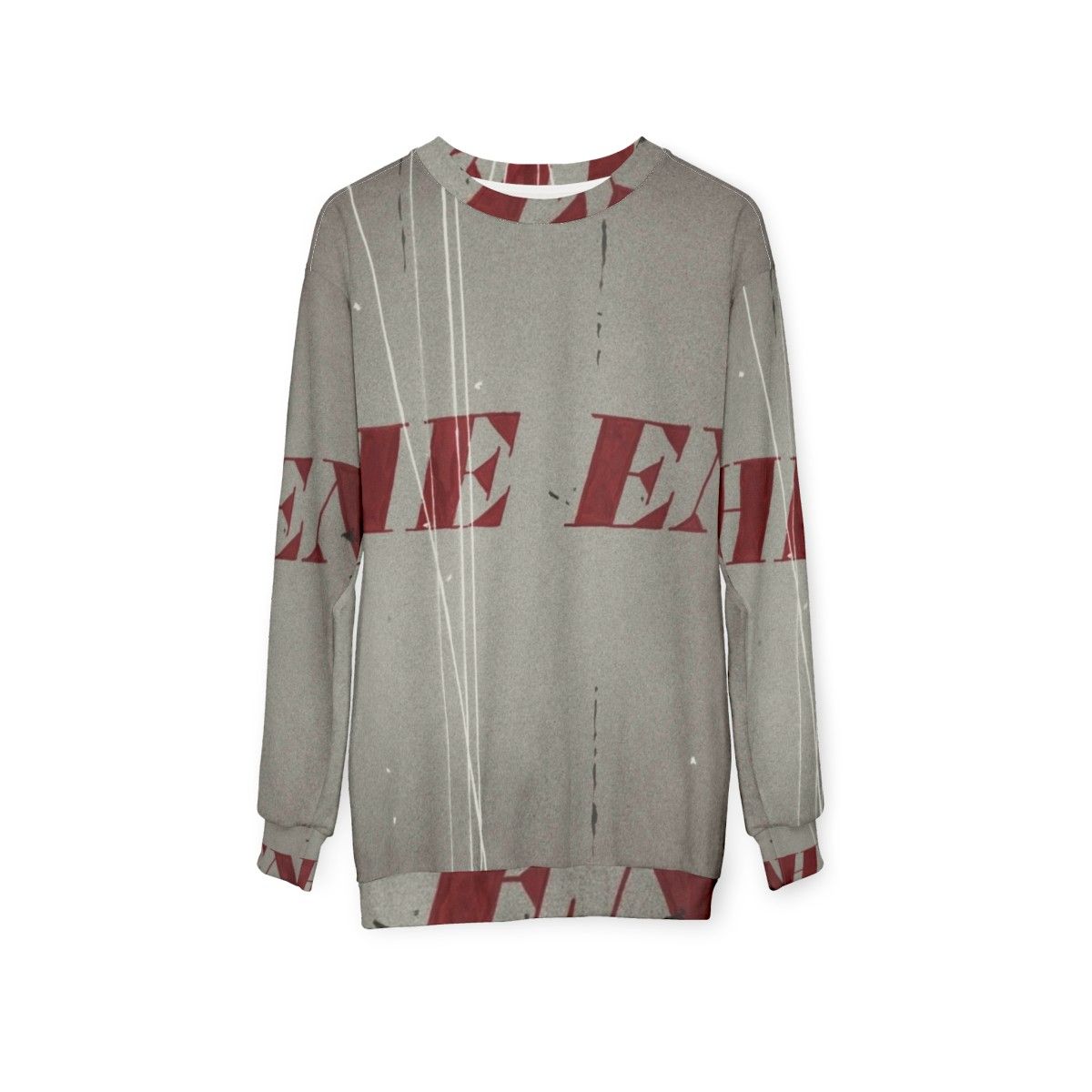 Ed Ruscha Exhibition Sweatshirt - Art Inspired Vintage Fashion - hanging