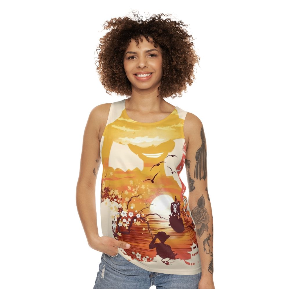 One Piece Luffy Anime Tank Top - women