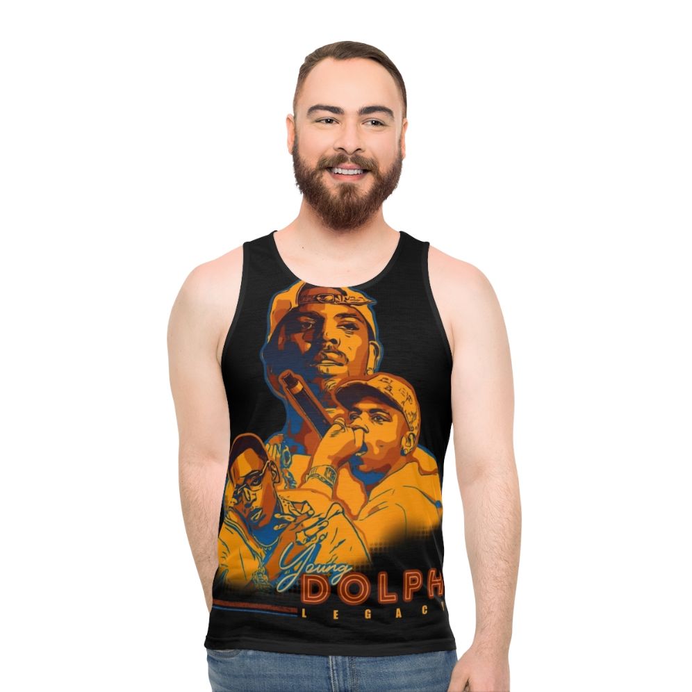 Young Dolph Memphis Rapper Hip Hop Tribute Tank Top - men