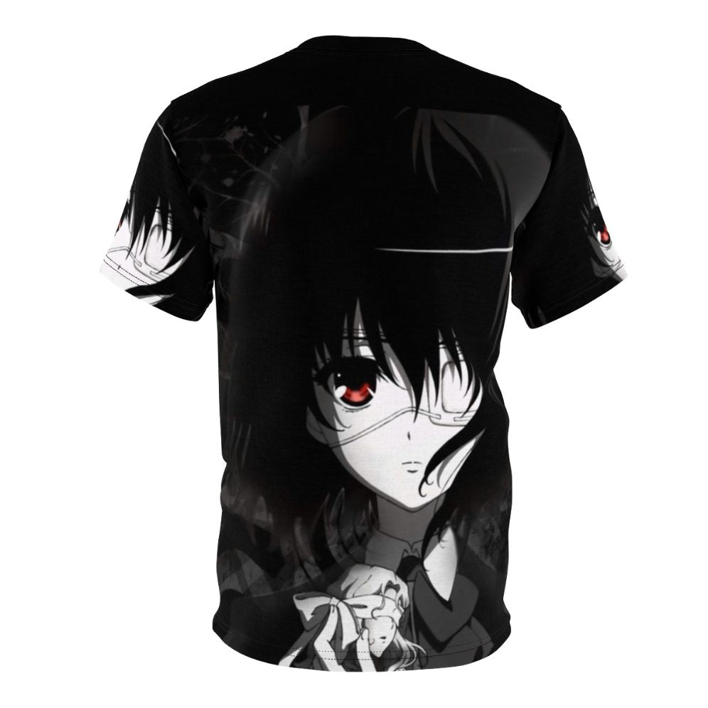 Stylish another aop t-shirt with horror, mystery, anime, and kawaii design - Back