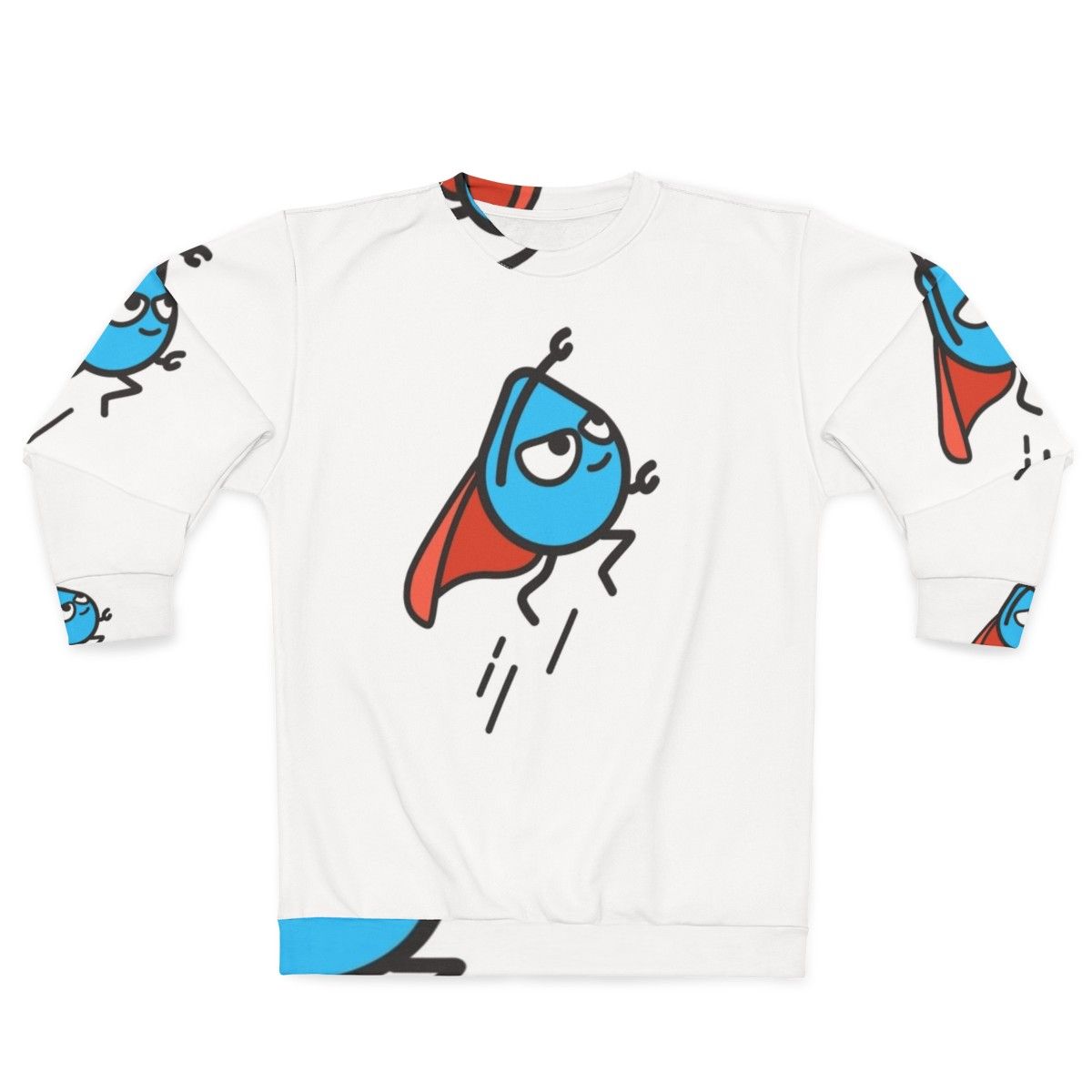 Drupal Hero Sweatshirt featuring a stylized graphic design