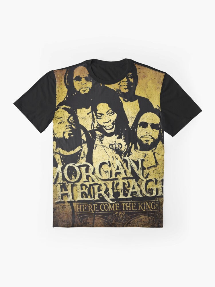 Morgan Heritage Jamaican Reggae and Punk Band Graphic T-Shirt - Flat lay