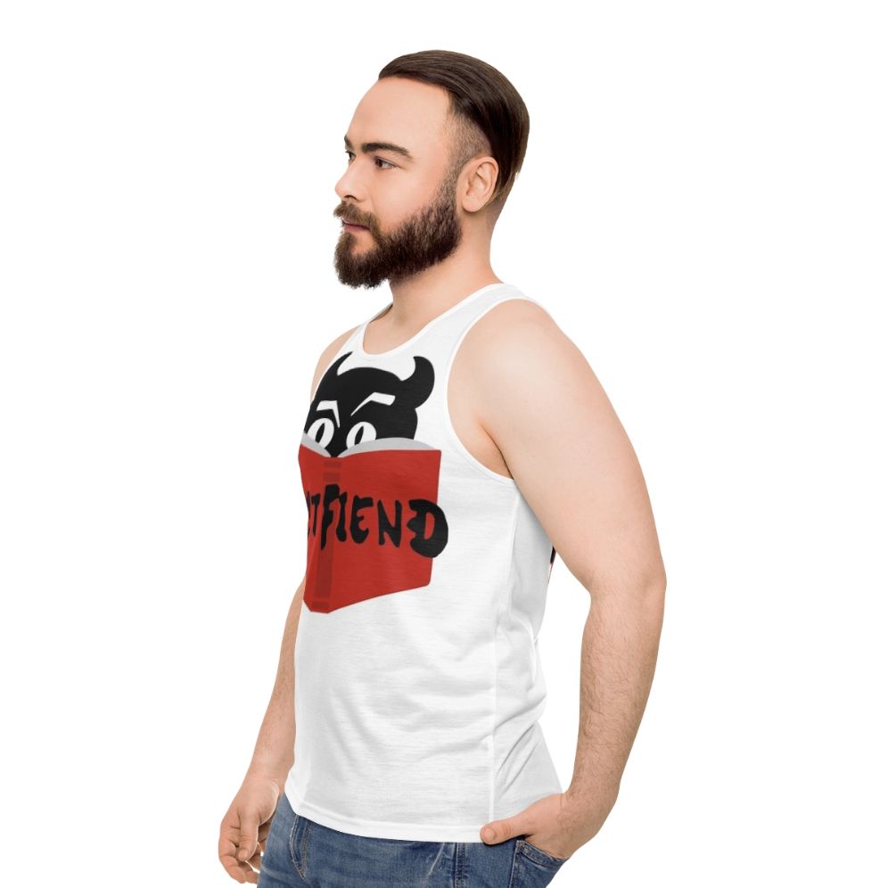 Fact Fiend Logo Unisex Tank Top - men side