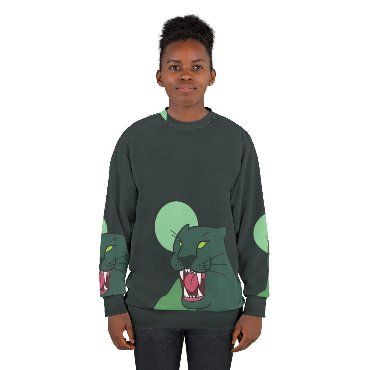 Puma Dark Green Gravity Falls Sweatshirt - women