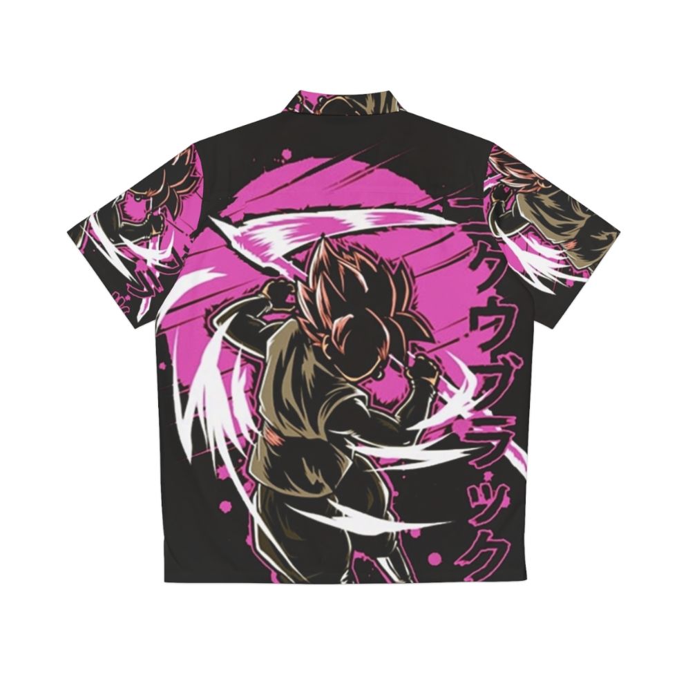 Black Goku Dragon Ball Z Hawaiian Shirt - Back