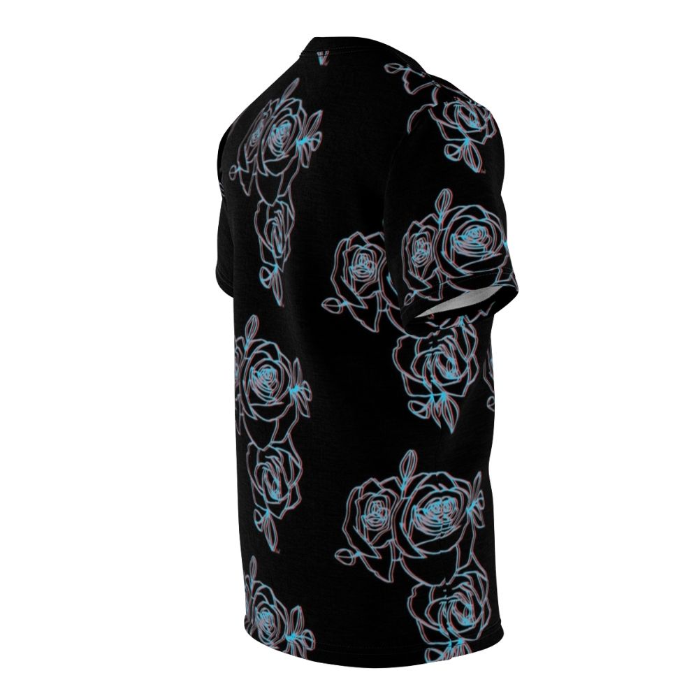 Halsey-inspired all-over-print t-shirt featuring a floral rose design - men right