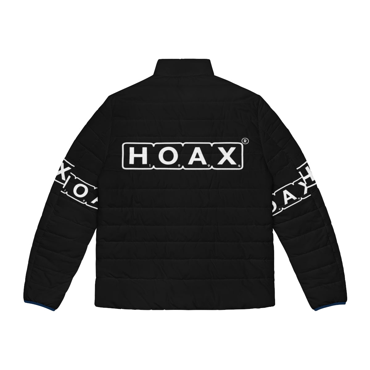 Hoax 1994 puffer jacket - Retro 90s band merchandise - Back