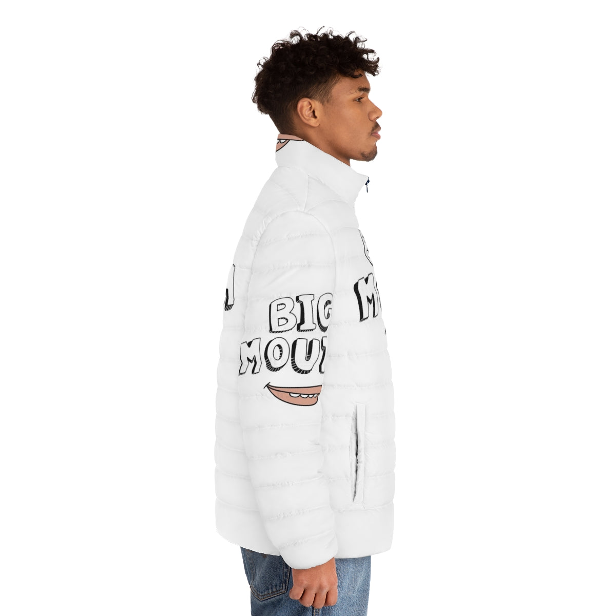 Big Mouth Netflix Puffer Jacket - Cozy and Stylish Netflix Apparel - men side right