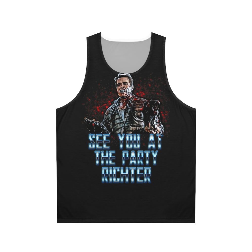 Unisex "Total Recall" movie references tank top