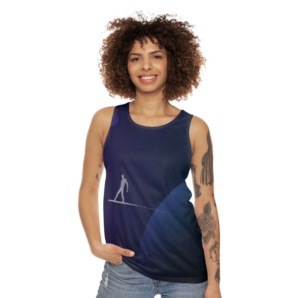 Minimalist Silver Surfer Unisex Tank Top - women