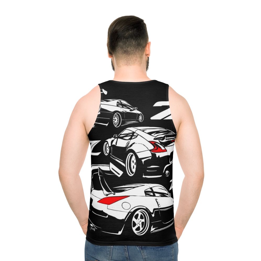 Nissan 350Z 370Z 300ZX Unisex Tank Top - men back