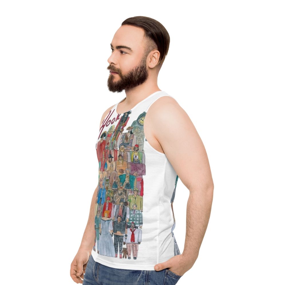 Unisex Hook Team Illustration Tank Top - men side