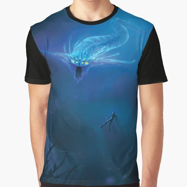 Subnautica Ghost Leviathan Graphic T-Shirt