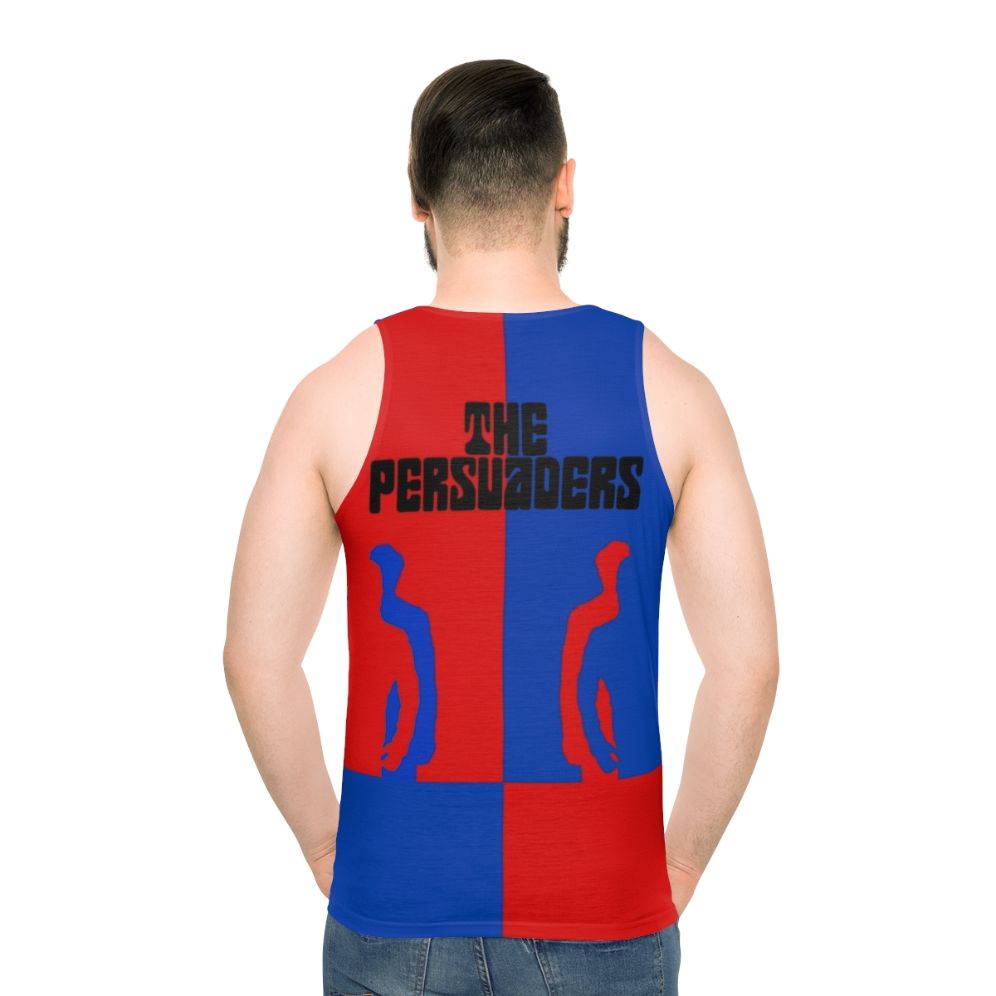 Persuaders Unisex Graphic Tank Top - men back