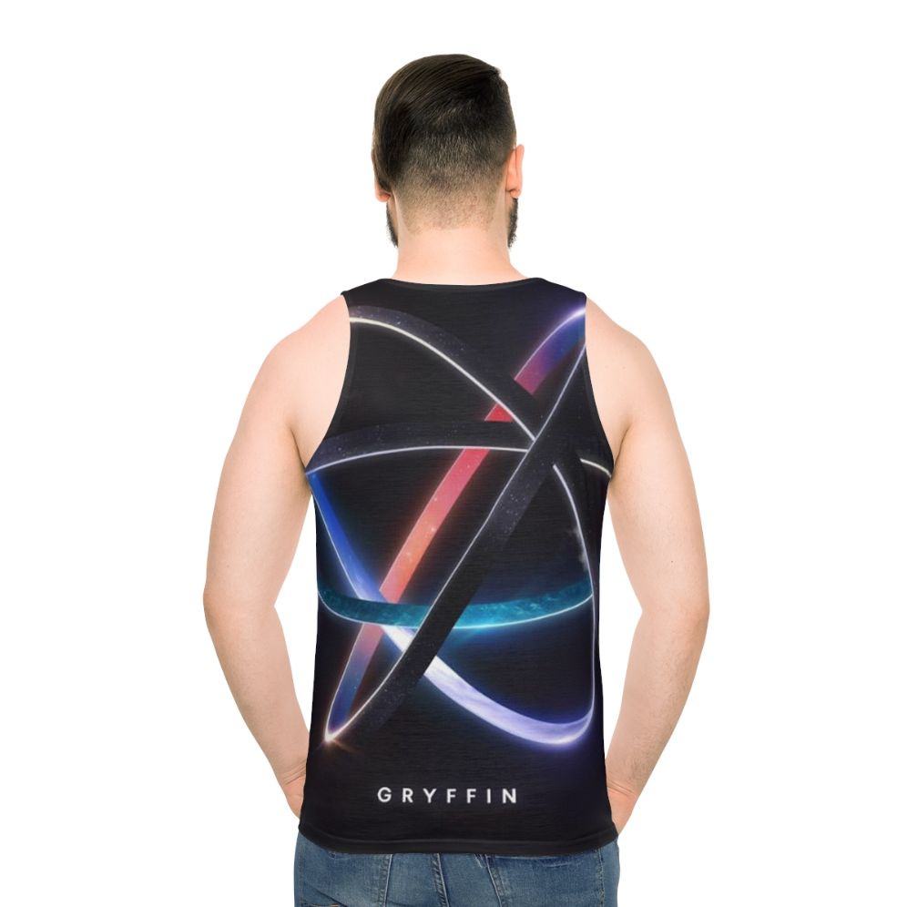 Gryffin Unisex Tank Top for Casual and Athletic Wear - men back