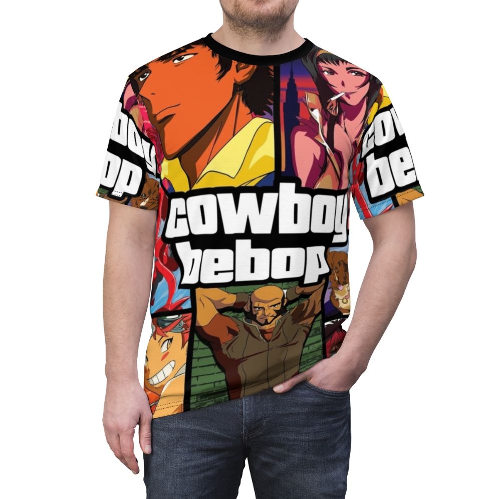 Bop A Loola Graphic T-shirt with Vibrant AOP Design - men front