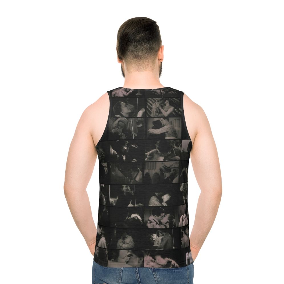 Cinema Paradiso Censored Kisses Unisex Tank Top - men back