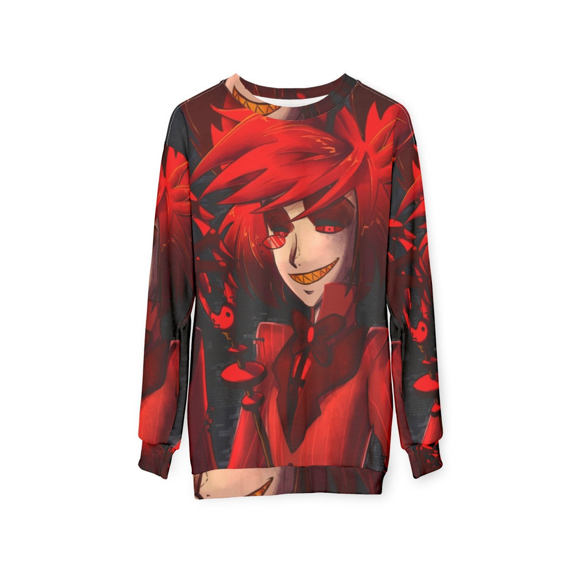 Hazbin Hotel Alastor Radio Demon Sweatshirt - hanging