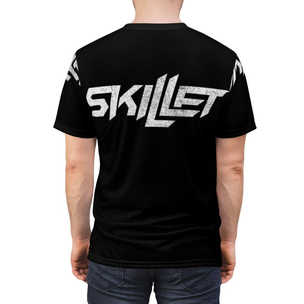 Rise Skillet Band Inspired Graphic T-Shirt - men back