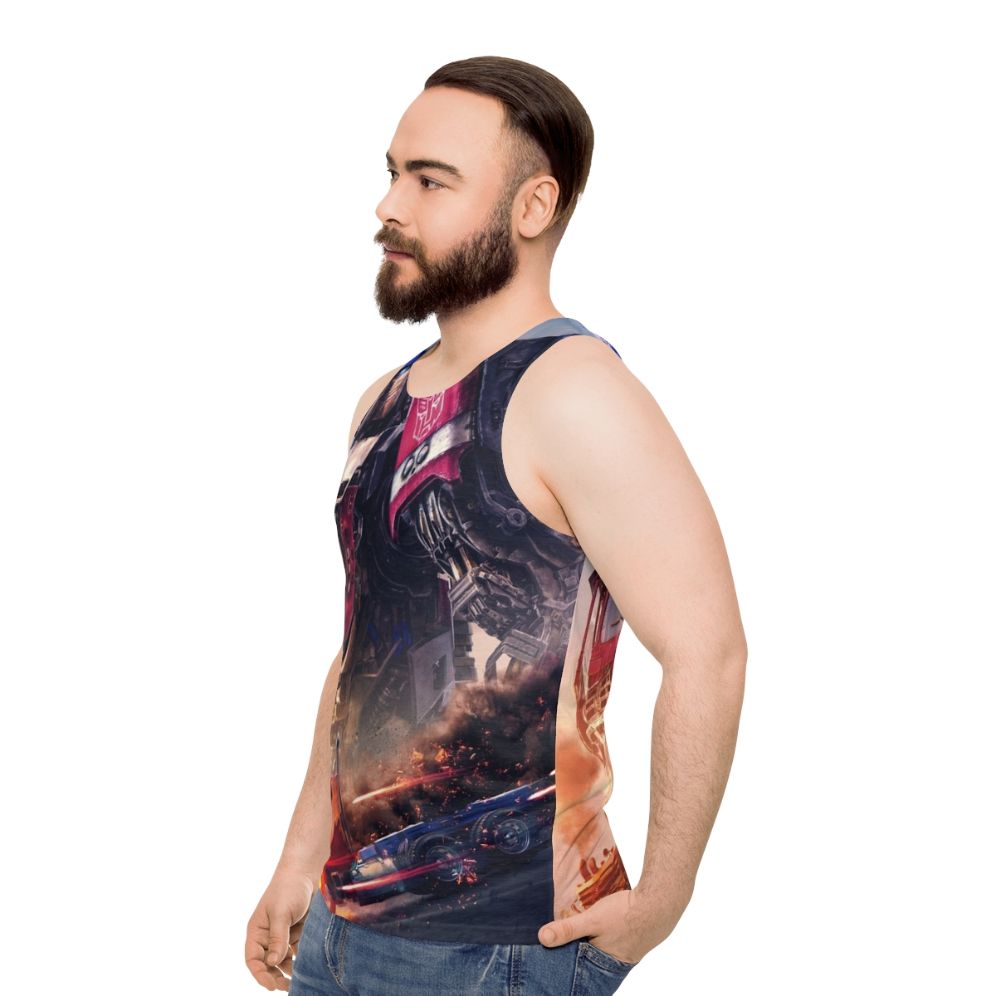 Transformers Rise of the Beasts Unisex Tank Top - men side