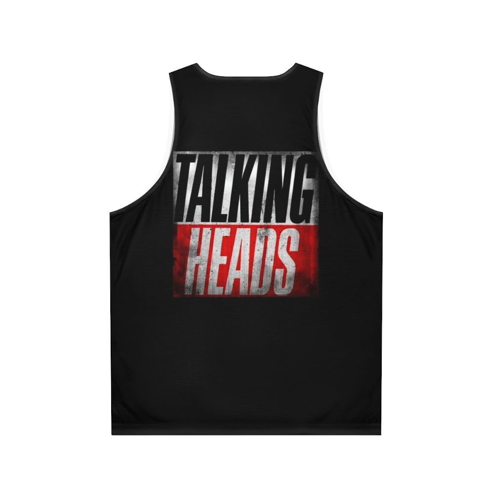 Talking Heads Abstract Unisex Tank Top - Back