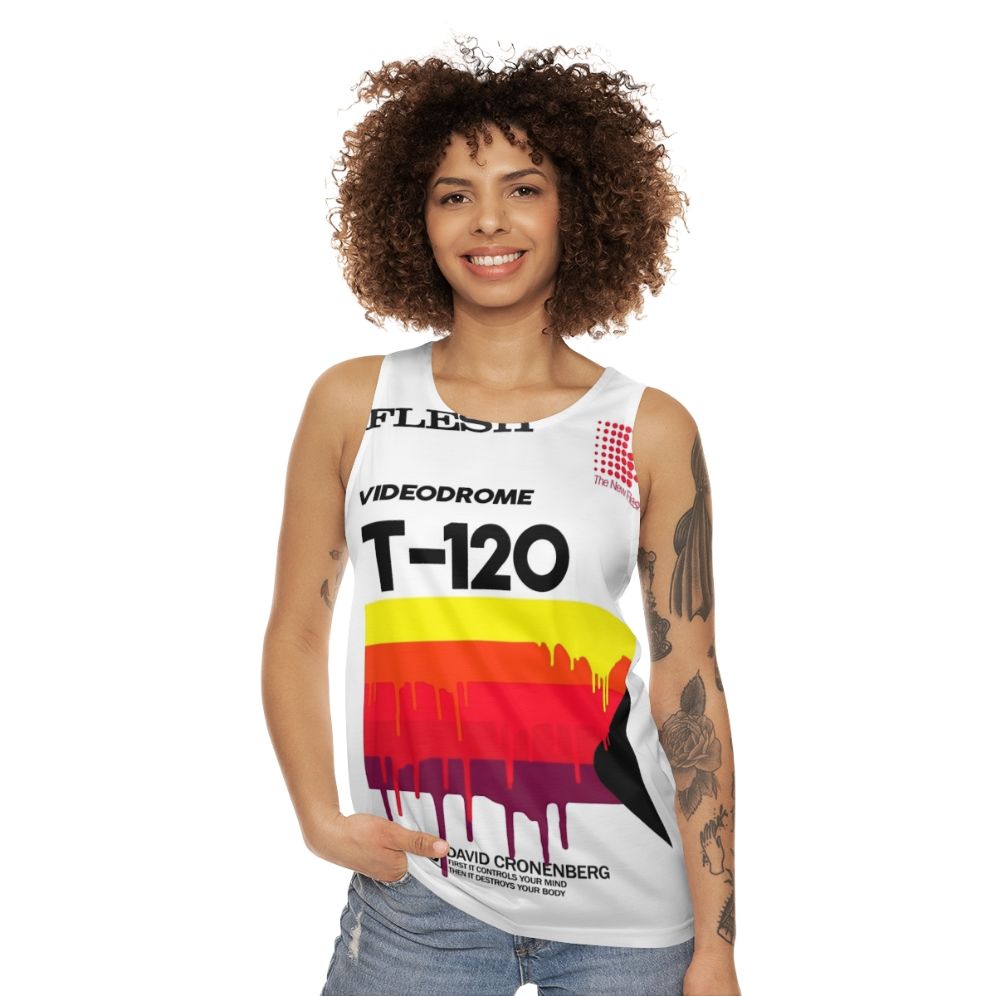 Videodrome cult classic 80s unisex tank top - women