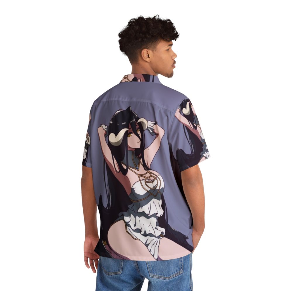 Casual Albedo Hawaiian Shirt with Anime-Inspired Design - People Back