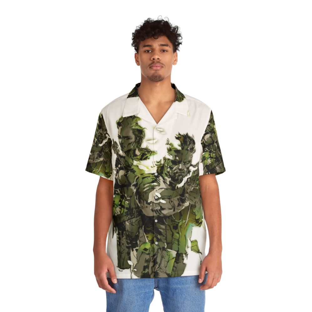 Metal Gear Solid 3 The Boss Snake Eater Hawaiian Shirt - People Front