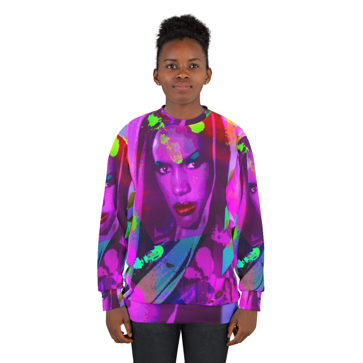 Grace Jones inspired LGBTQ hedonist sweatshirt - women