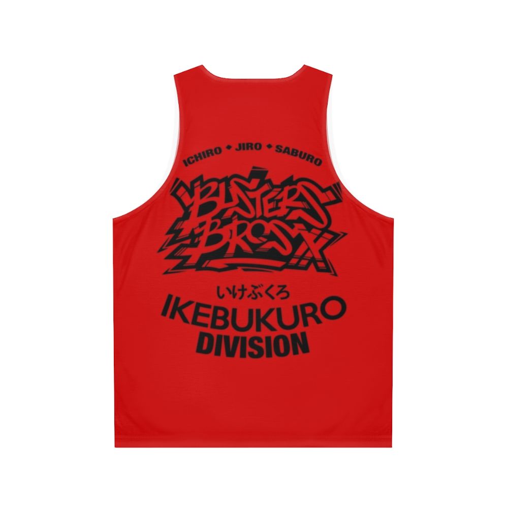 Buster Bros Unisex Hypmic Anime Tank Top - Back