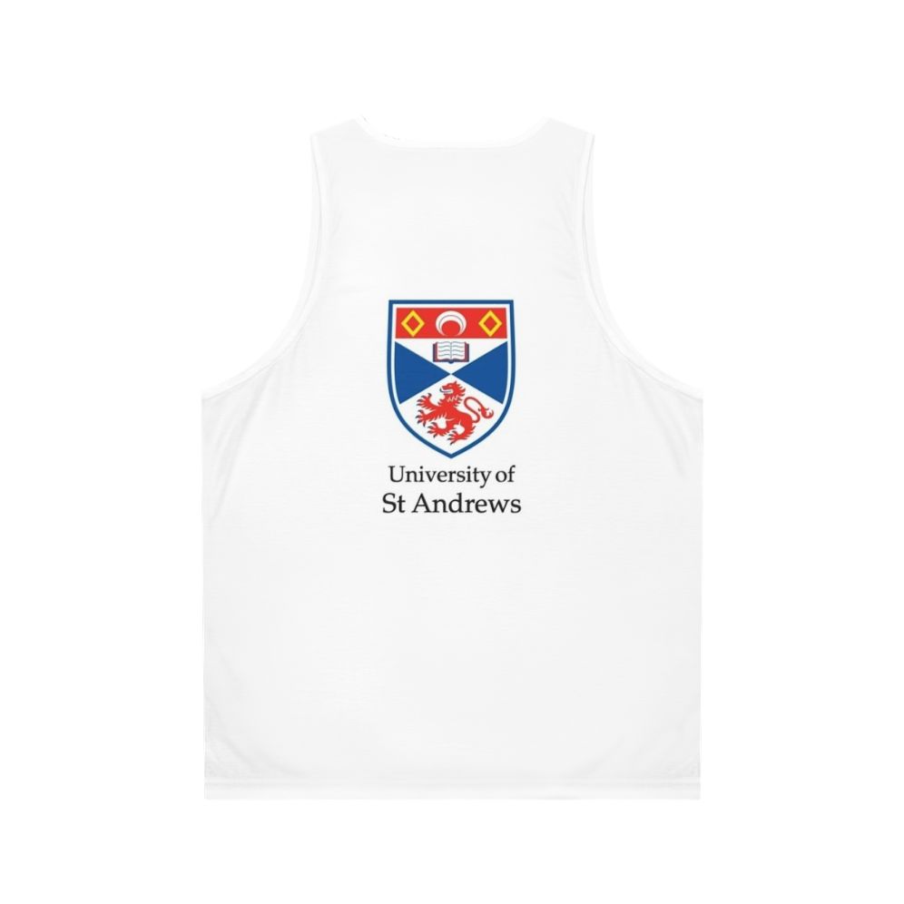 University of St Andrews Unisex Tank Top - Back