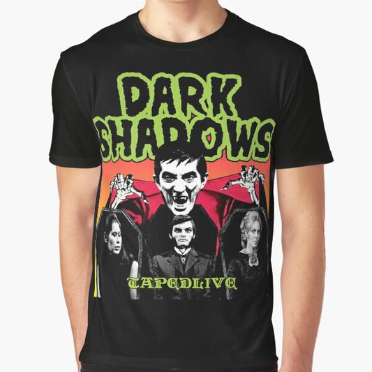 A dark and edgy graphic t-shirt featuring the iconic gothic rock band imagery.