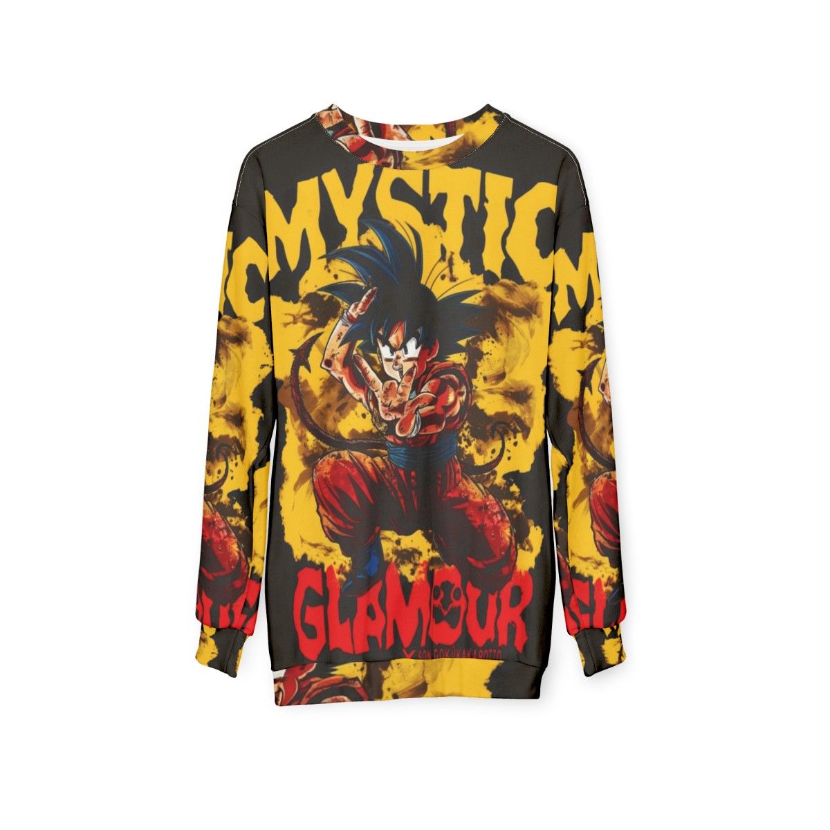 Dragon Ball Goku Mystic Glamour Sweatshirt - hanging