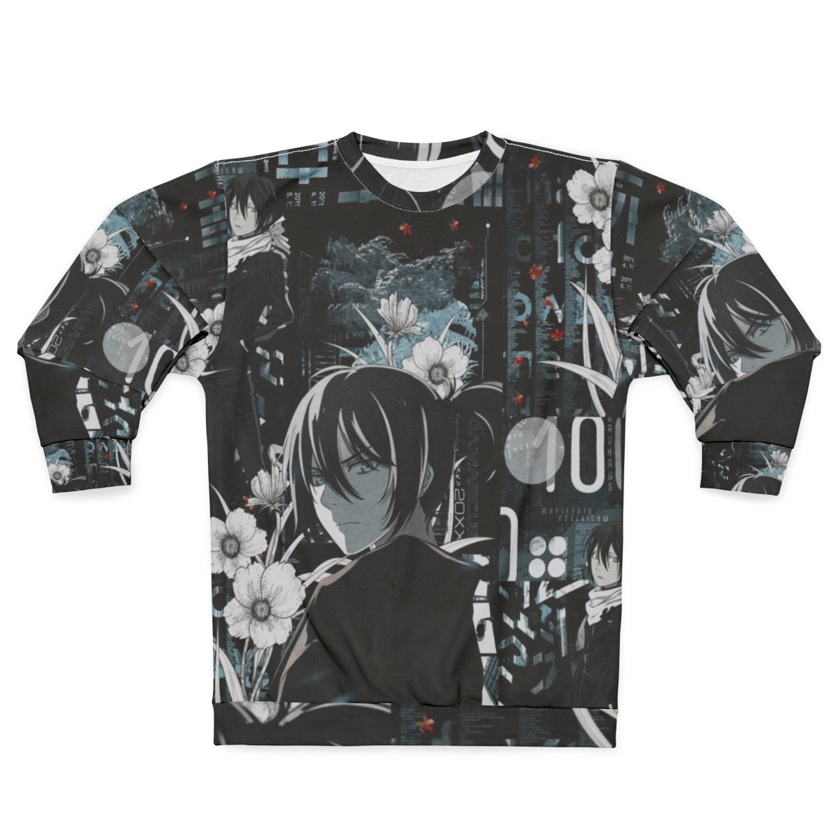 Noragami 5 anime sweatshirt with Yato, Yukine, and Hiyori design