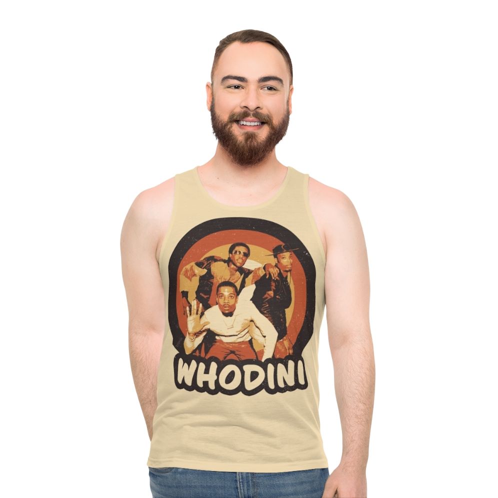 Whodini 80s Old School Hip Hop Unisex Tank Top - men