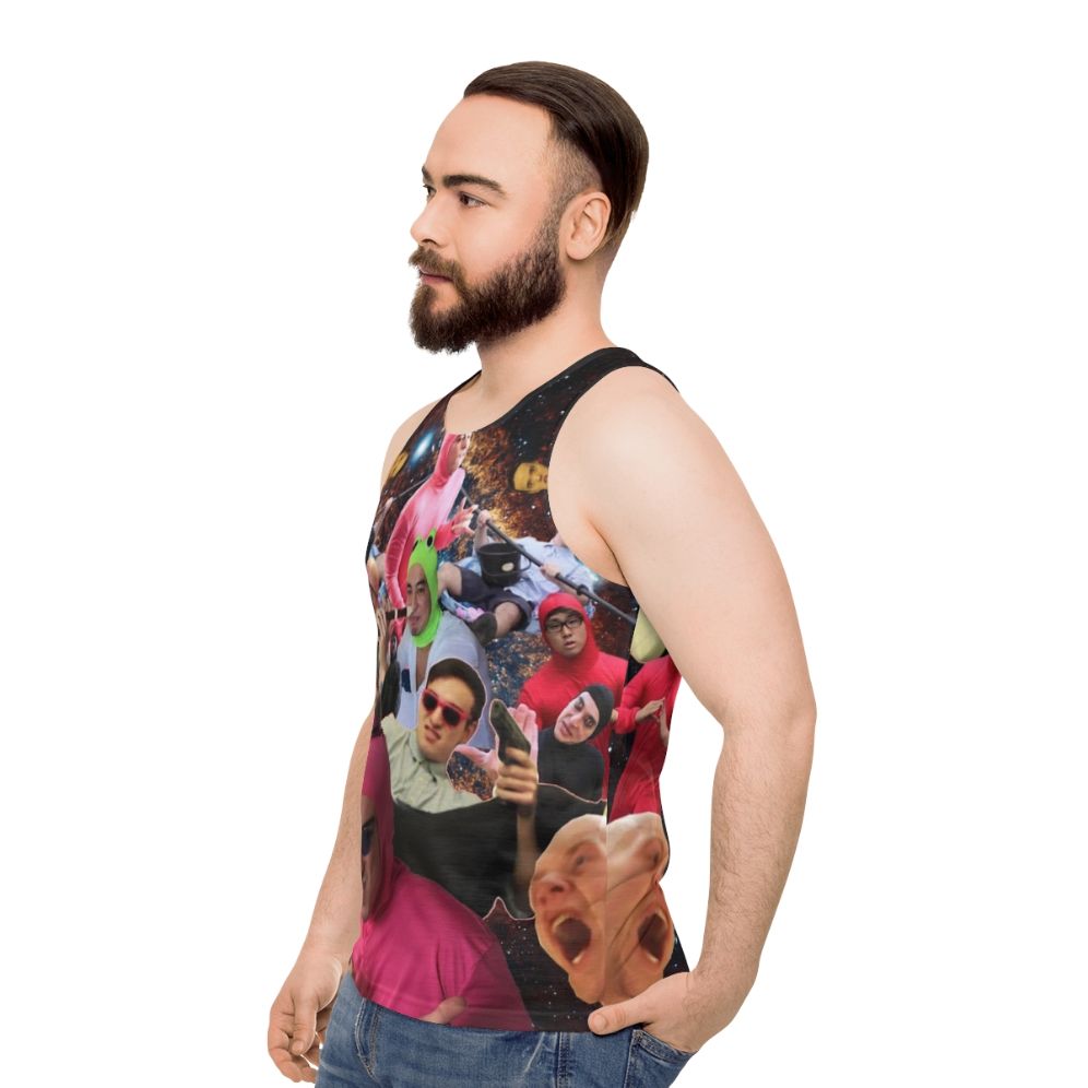 Filthy Frank Unisex Graphic Tank Top - men side