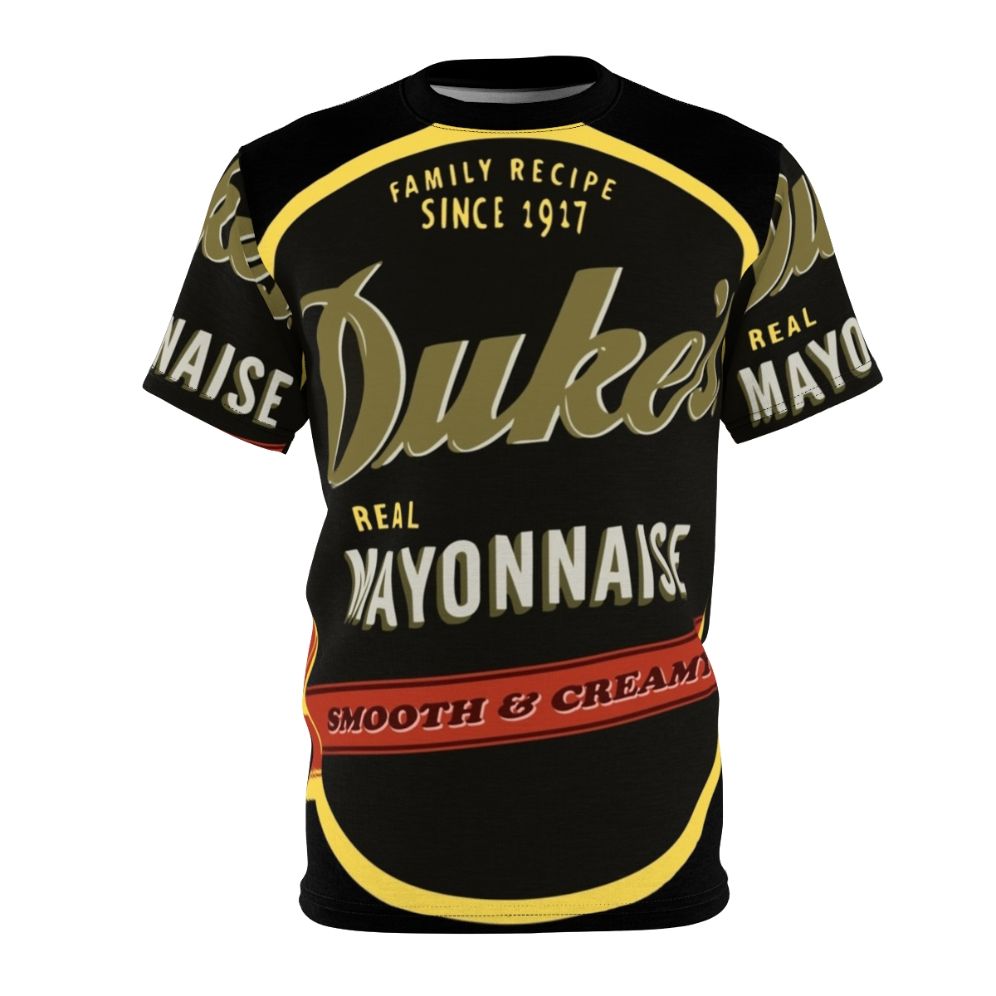 Vintage-style Duke's Mayo graphic printed on a high-quality t-shirt