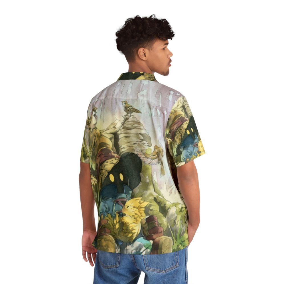 Vivi Rain inspired Hawaiian shirt with Final Fantasy 9 elements - People Back